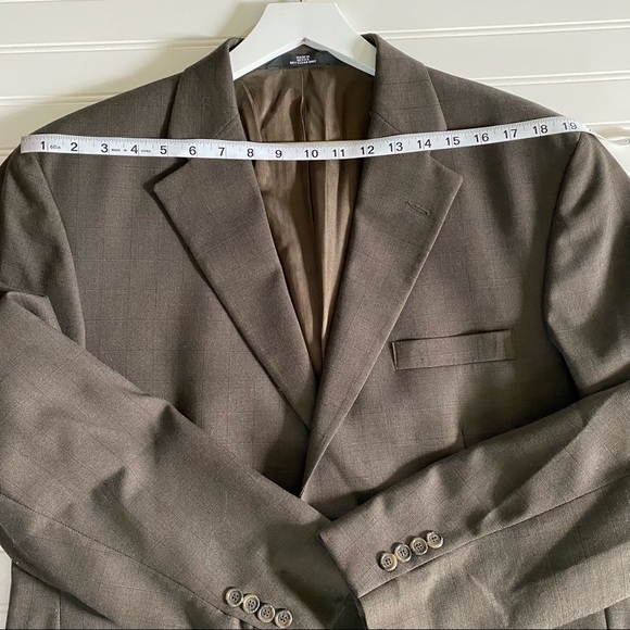 Haggar Black Label Men's Wool Blend Button Front Blazer Size 42 R - Picture 7 of 11